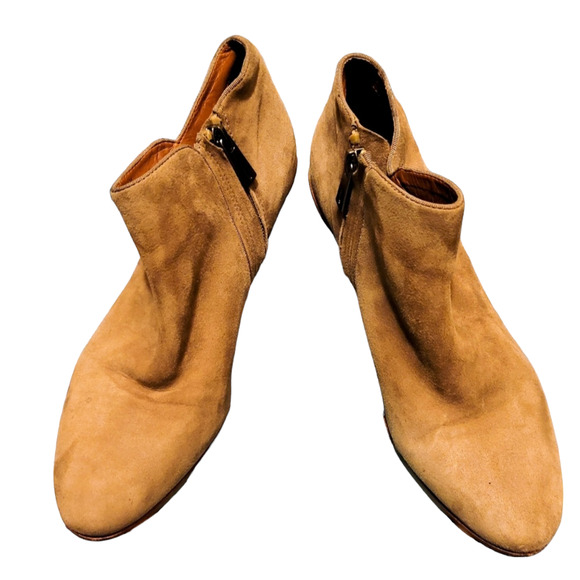 Sam Edelman putty/taupe Petty suede side zip Chelsea booties size 6 - Picture 16 of 16